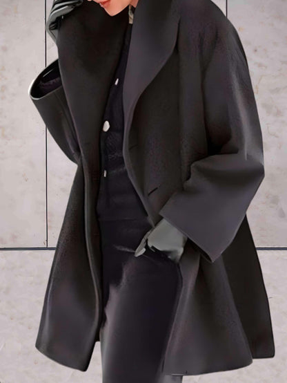 Hallie - eleganter lockerer Wintermantel