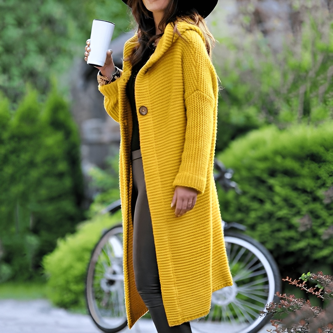 Annick | Elegante, lange Strickjacke