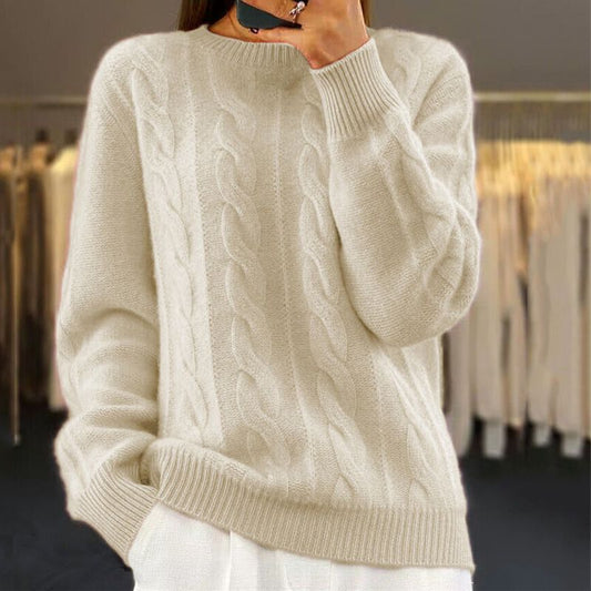 Ariane™ - Zopfpullover aus weicher Wolle