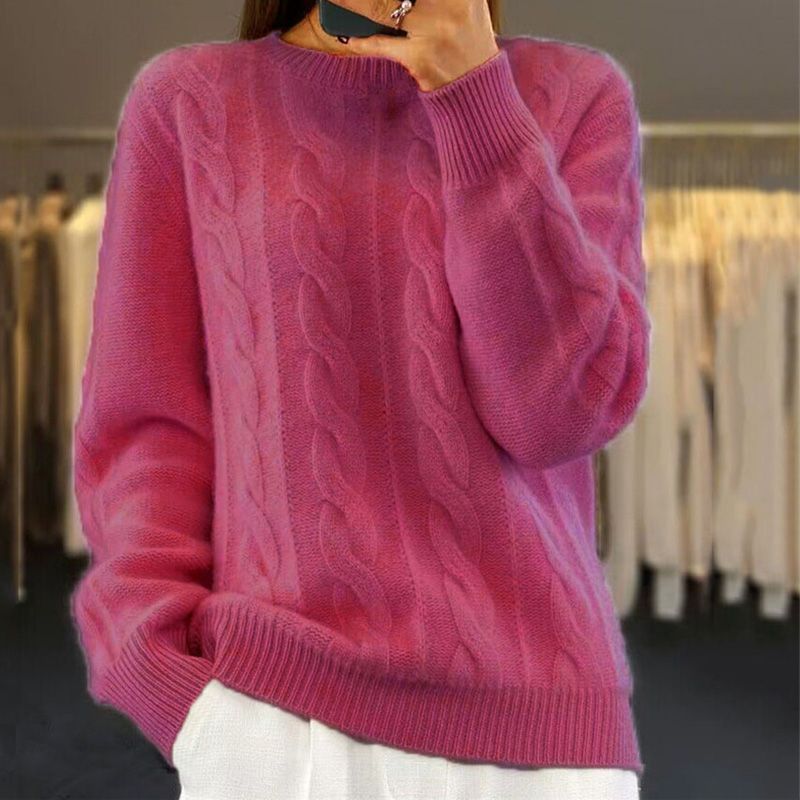 Ariane™ - Zopfpullover aus weicher Wolle
