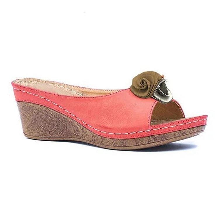 Ximena® | Bequeme Blumen-Sandalen aus Leder