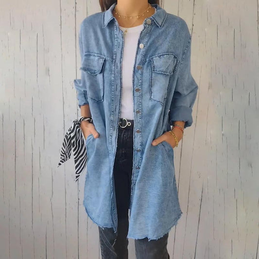 Loraine - Klassische lange Jacke für Frauen