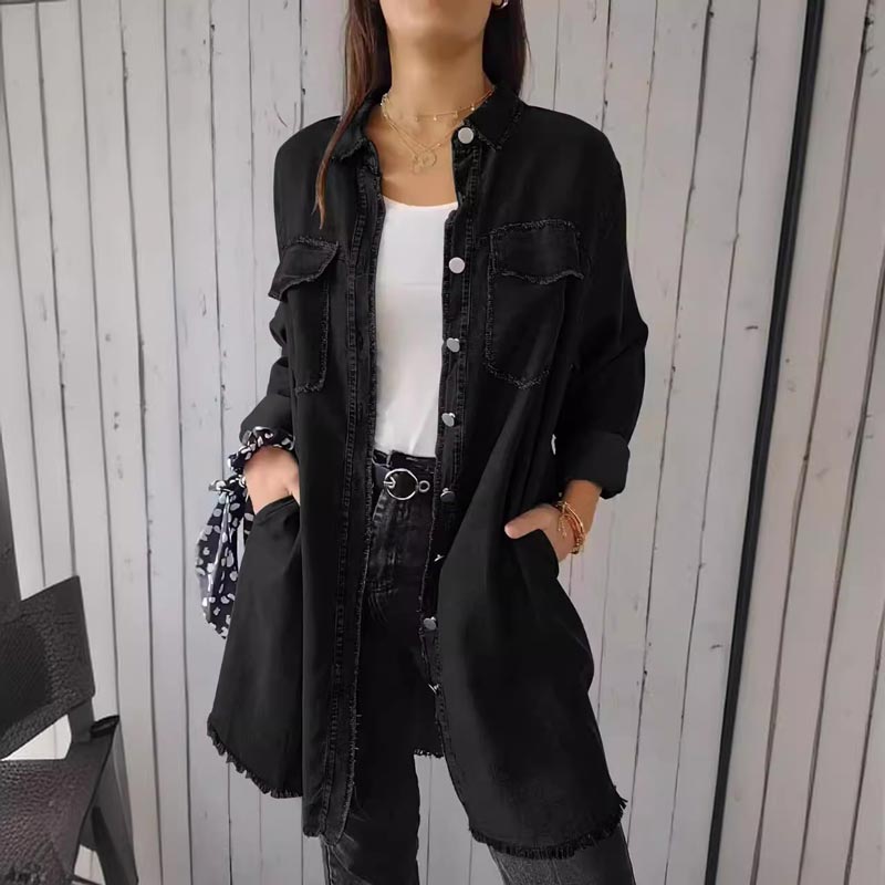 Loraine - Klassische lange Jacke für Frauen