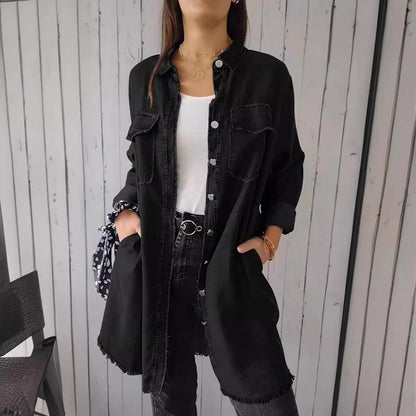 Loraine - Klassische lange Jacke für Frauen