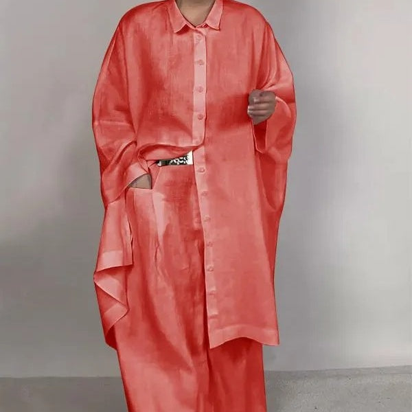 Rosaliana - Stilvolles, lockeres Outfit-Set für Frauen