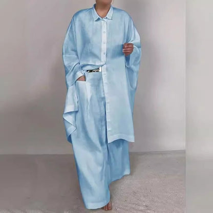 Rosaliana - Stilvolles, lockeres Outfit-Set für Frauen