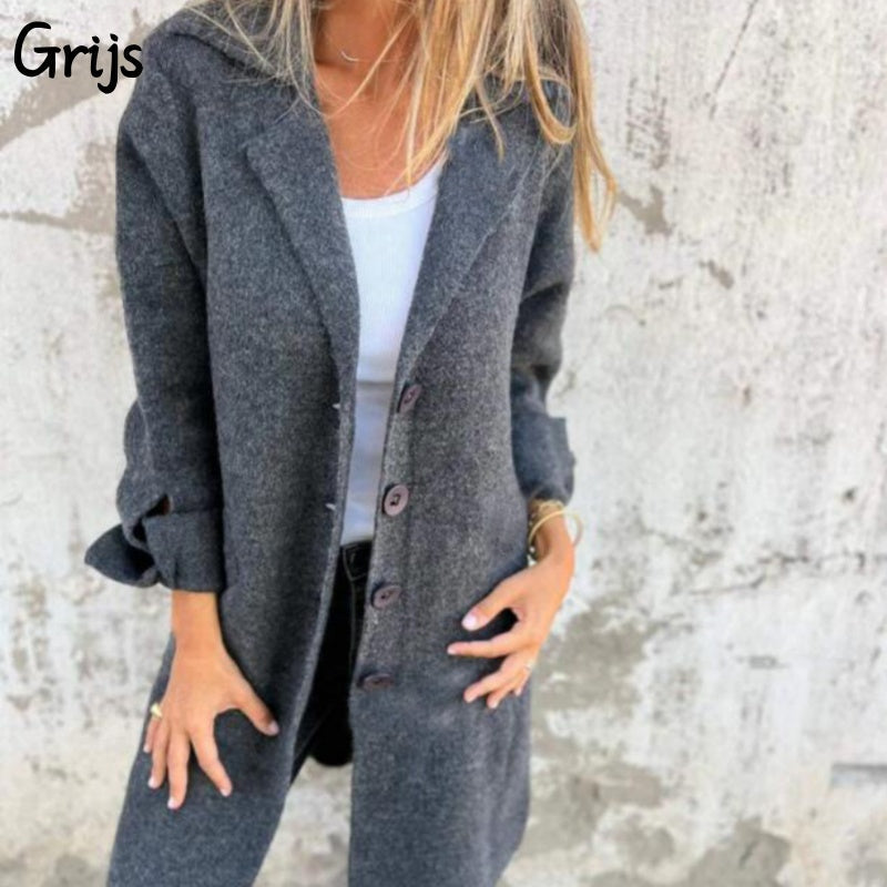 Lotteyla - Schicker langer Mantel für Frauen