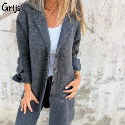 Lotteyla - Schicker langer Mantel für Frauen