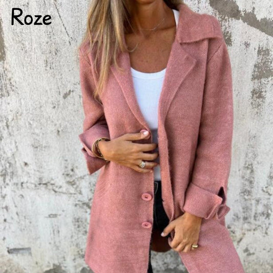 Lotteyla - Schicker langer Mantel für Frauen