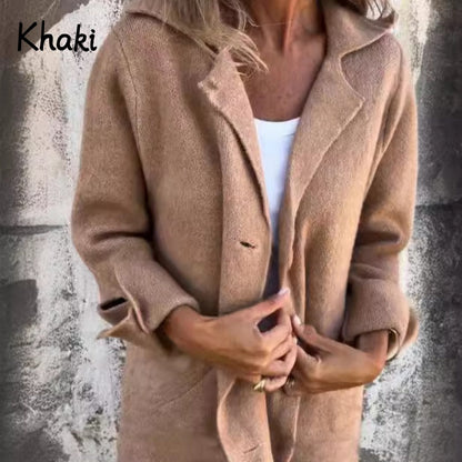 Lotteyla - Schicker langer Mantel für Frauen