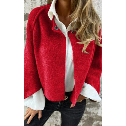 – Stilvolle mittellange Jacke