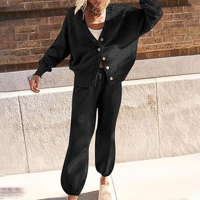 Rhean - Kuschelige Strickjacke mit Knöpfen für Frauen