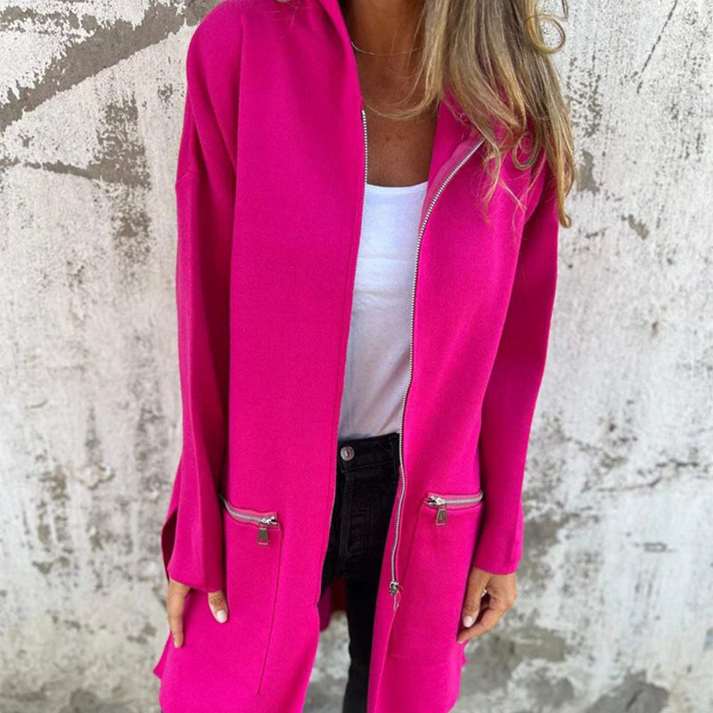 Augustina - Anspruchsvolle lange Jacke für Frauen