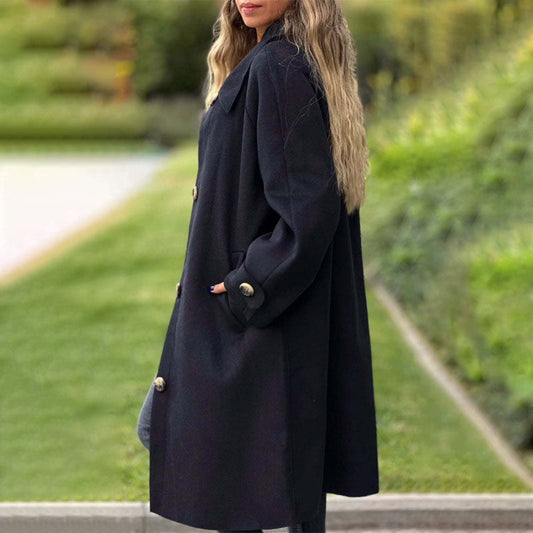 Charmella - Luxuriöser langer Mantel für Frauen