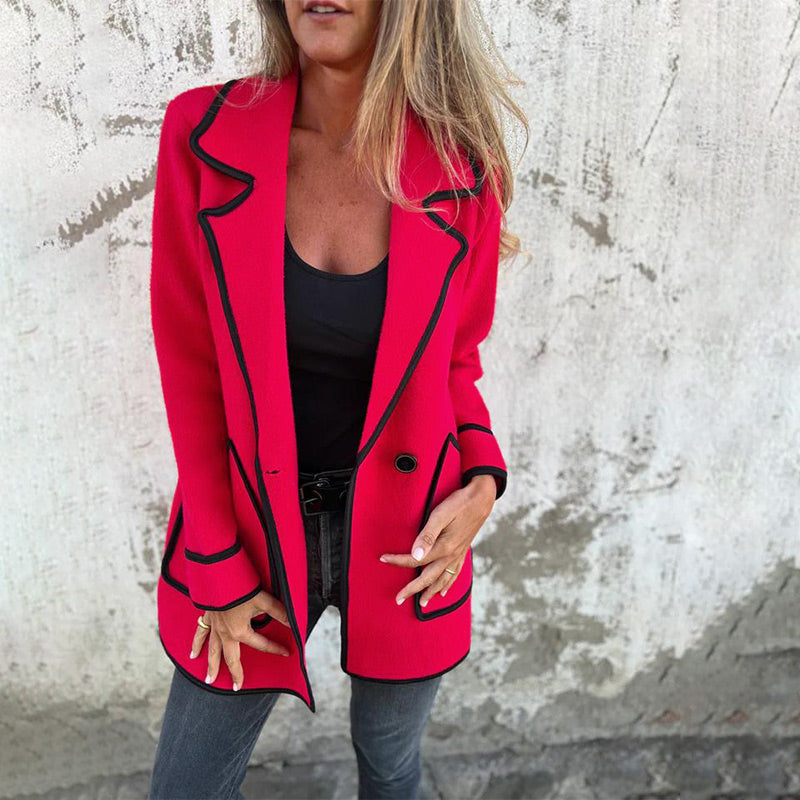 Mialyn - Lässige Jacke mit Knöpfen für Frauen