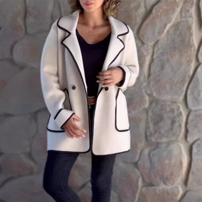 Mialyn - Lässige Jacke mit Knöpfen für Frauen