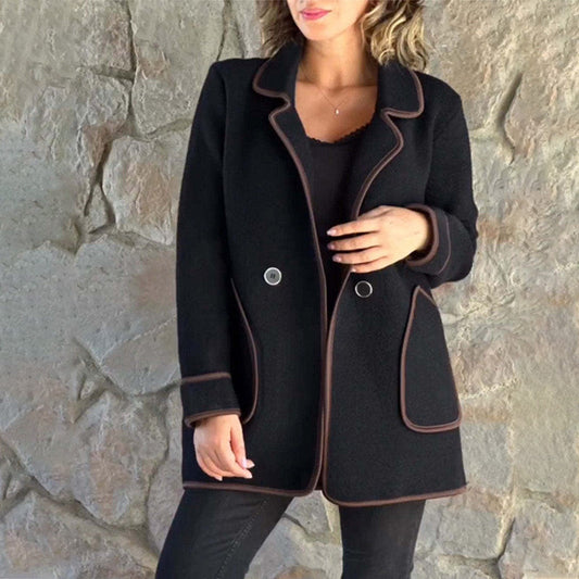 Mialyn - Lässige Jacke mit Knöpfen für Frauen