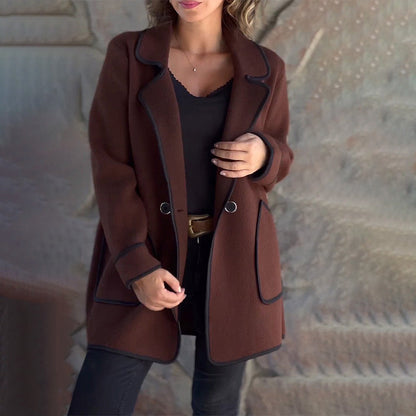 Mialyn - Lässige Jacke mit Knöpfen für Frauen