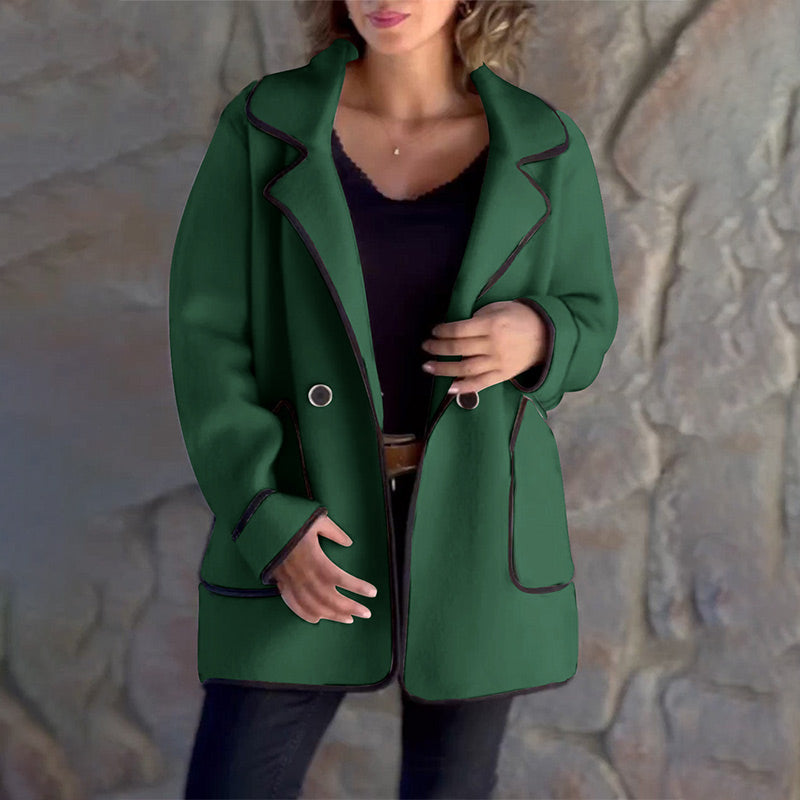 Mialyn - Lässige Jacke mit Knöpfen für Frauen