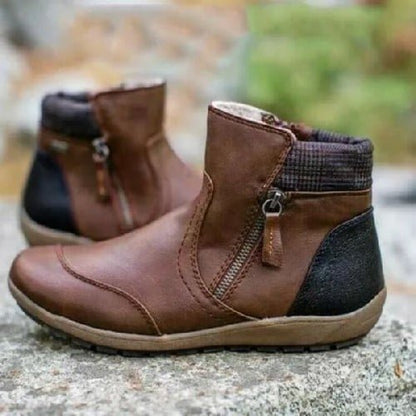 Hermina - Klassische Reißverschluss-Stiefel für Frauen
