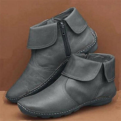 Lesolde - Lässige Stiefel mit Reißverschluss für Frauen