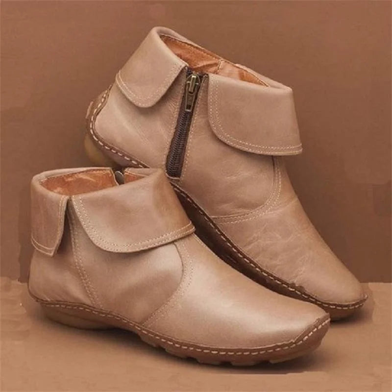 Lesolde - Lässige Stiefel mit Reißverschluss für Frauen