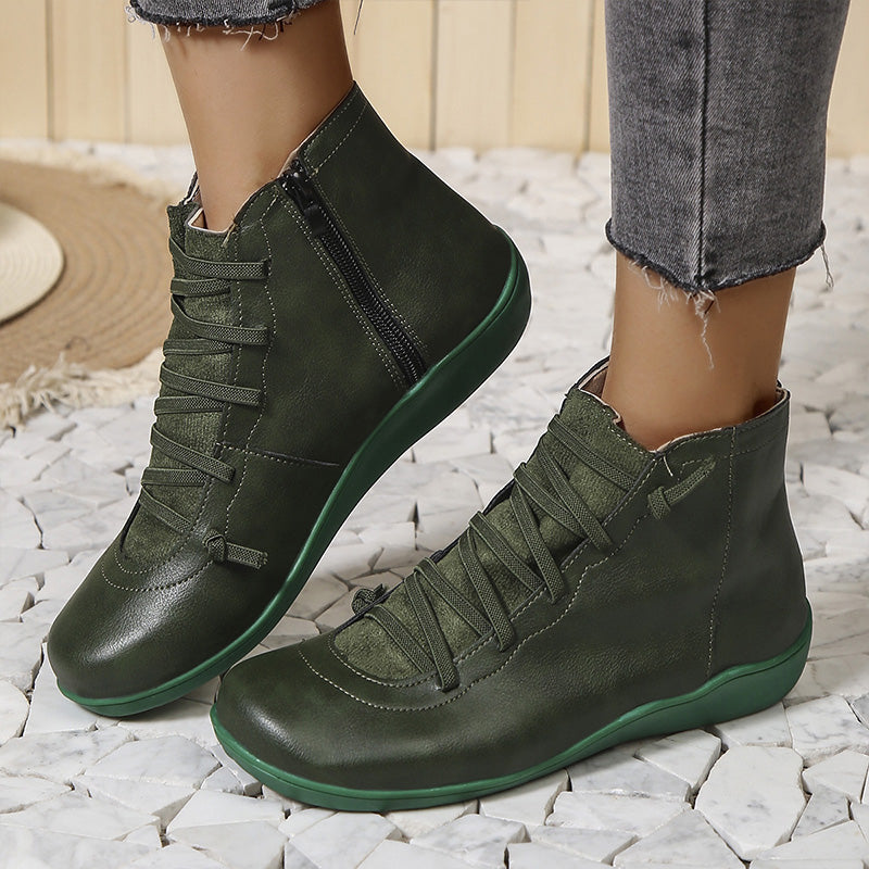 Meva - Vintage-Knöchelschuhe für Frauen