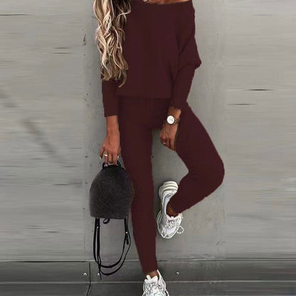 Sabrinia - Bequemes Off-Shoulder-Set für Frauen