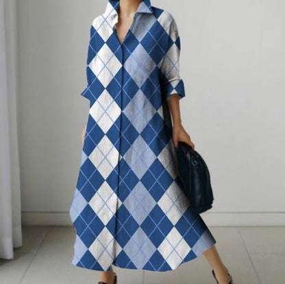 Madeline - Bedrucktes Kleid für Frauen