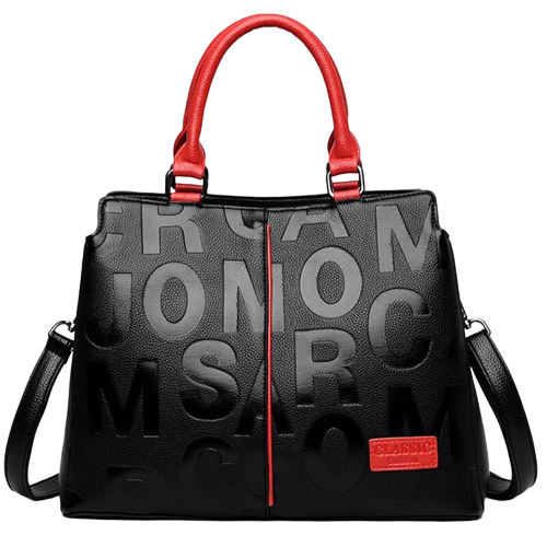Natalia - Schicke Handtasche mit Reliefbuchstaben