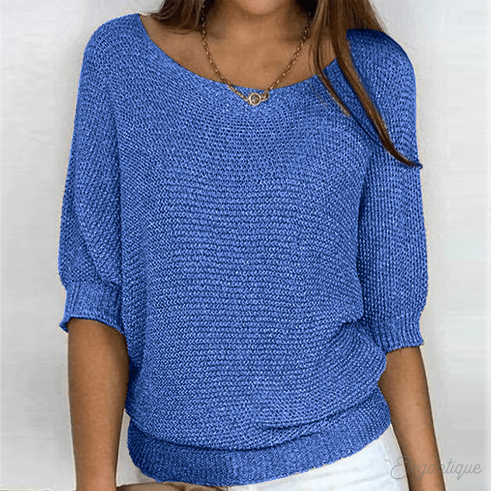 Strickpullover - Sommer - Leicht - Perfekt für Abende