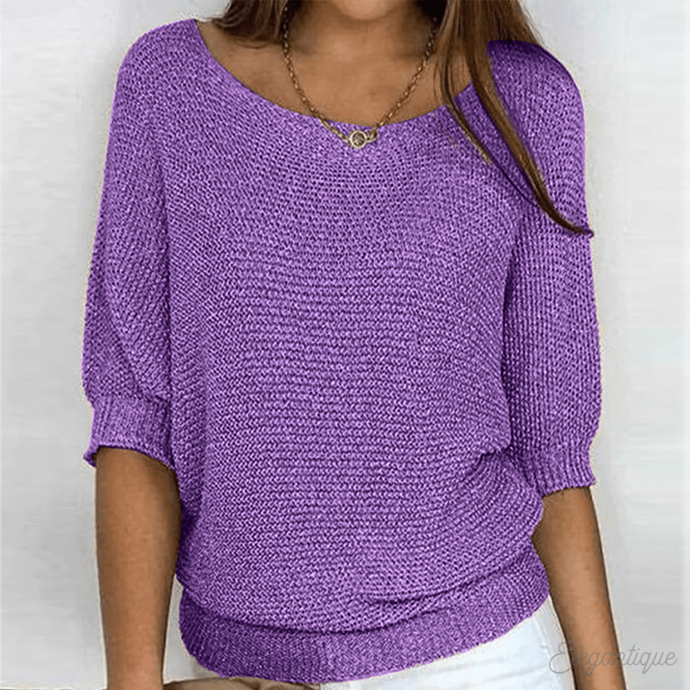 Strickpullover - Sommer - Leicht - Perfekt für Abende