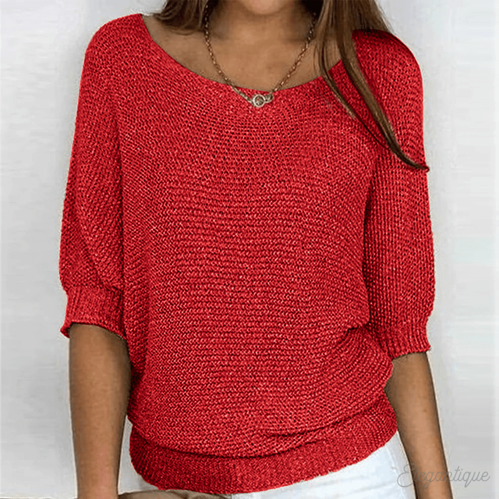 Strickpullover - Sommer - Leicht - Perfekt für Abende