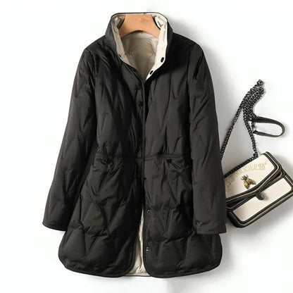 Veerle| modische wattierte damenjacke
