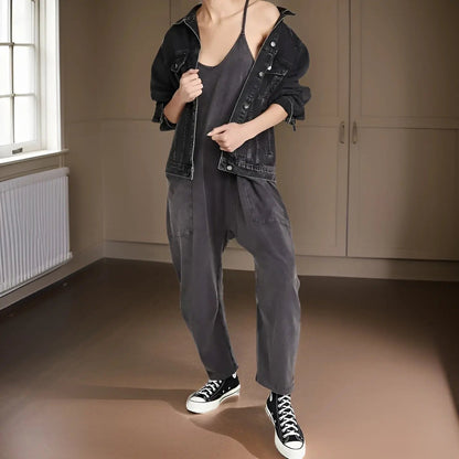 Claire - Atmungsaktiver Sommeroverall mit weitem Bein für Frauen