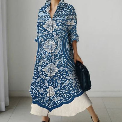 Mabel - Bedrucktes Kleid für Frauen