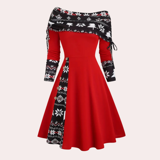 MADELINE - Stylisches Weihnachtskleid für Damen