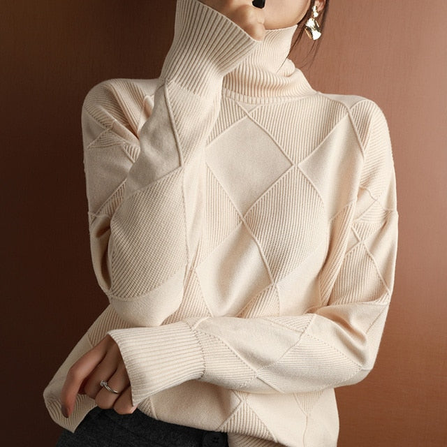 Dia - Rollkragenpullover für Frauen