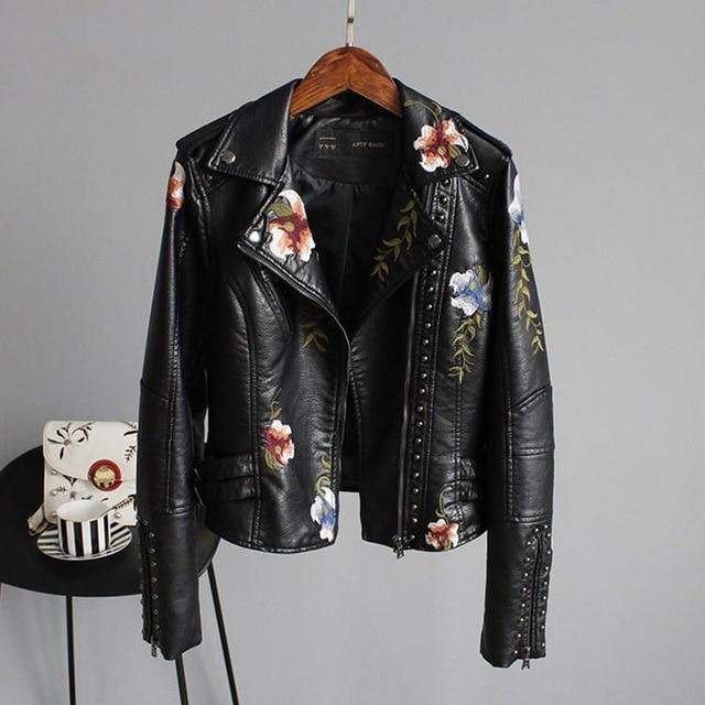 Maudna | Leder Damenmantel