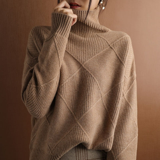 Dia - Rollkragenpullover für Frauen