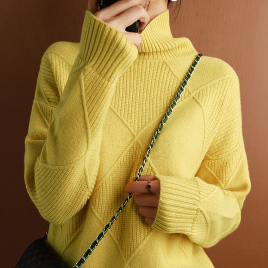 Dia - Rollkragenpullover für Frauen