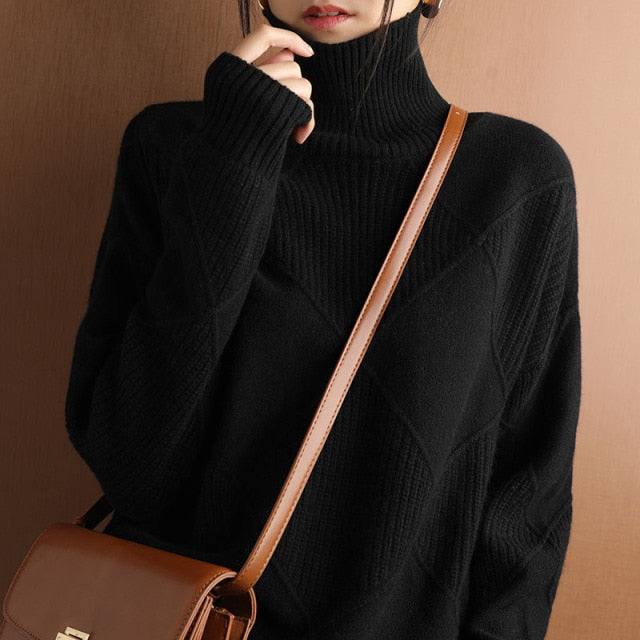 Dia - Rollkragenpullover für Frauen