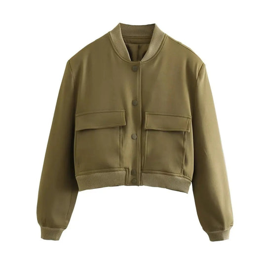 Akiko - Bomberjacke mit Taschen für Frauen