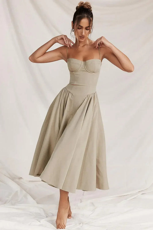 Florence -Elegantes ärmelloses Kleid