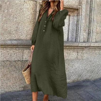 Adeline - Hemdblusenkleid in Übergröße