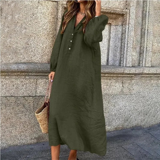 Adeline - Hemdblusenkleid in Übergröße