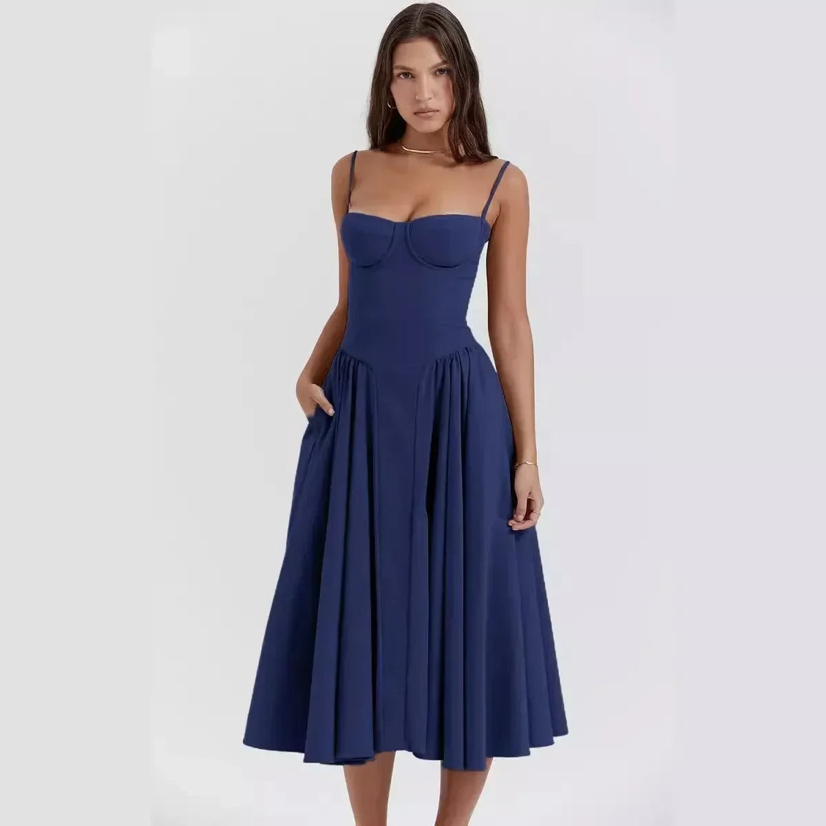 Florence -Elegantes ärmelloses Kleid
