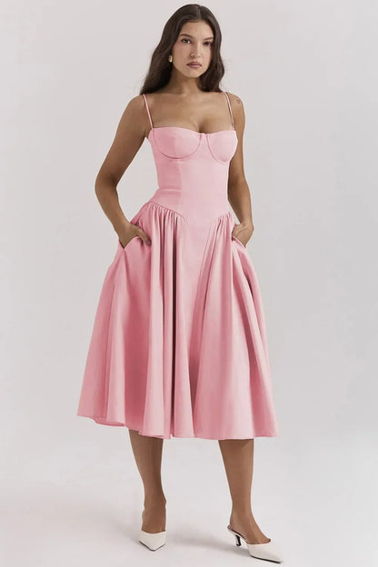 Florence -Elegantes ärmelloses Kleid