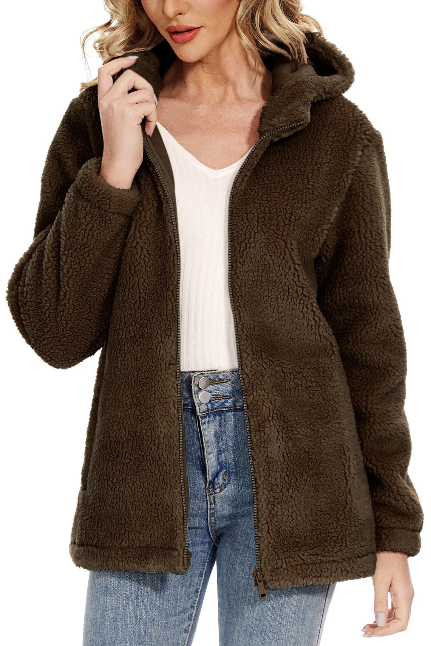 Eldora - Bequemer Pelz-Hoodie für Frauen