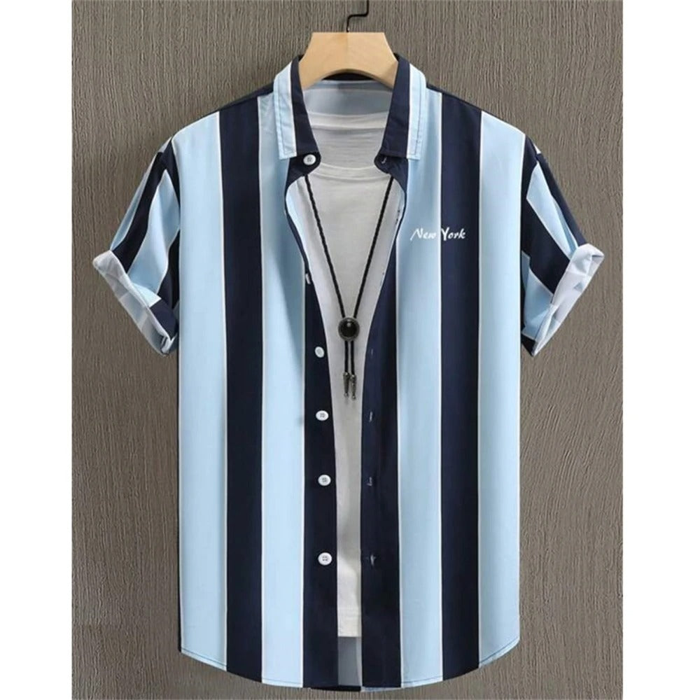 Leo | Modern gestreiftes Hemd